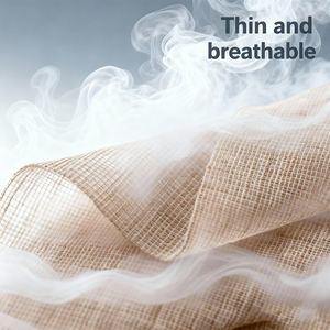 Tela de Camisa con Aspecto de Lino Crepé de 160 g/m², 100% Poliéster Catiónico, Efecto Arrugado, Tejido <span class=keywords><strong>Jacquard</strong></span> Espigado - Product Image 4