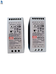 Alimentation électrique sur rail DIN MDR-60-24, convertisseur AC 24V 2.5A, alimentation industrielle, protection contre les surcharges et les courts-circuits - Product Image 1