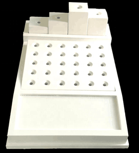 30/40 Holes Anti-theft protection Retractable Wood <strong>Ring</strong> <strong>Display</strong> for Jewelry - Product Image 6