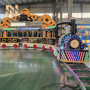 Tren Eléctrico Premium de Acero para 24 Personas - Trenes para Parques de Atracciones y Centros Comerciales con Alcance de 40 km para Uso en Exteriores - Product Image 6