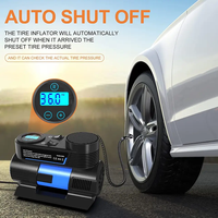Compresseur d'air de gonflage de pneus Portable compact 150 PSI 12V pompe à air électrique pour pneus de voiture arrêt automatique jauge PSI numérique