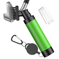 Brosse de nettoyage à pulvérisation d'eau pour le golf, brosse de nettoyage à pression pour la tête de club, accessoires de golf, fournitures de parcours