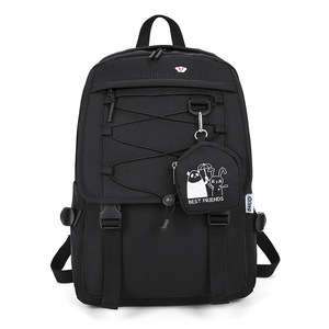 <b>Simple</b> Fashion Casual Oxford Polyester Lining Waterproof Large Capacity Sports Outdoor College-style <b>Backpack</b> - Product Image 4