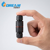 Connecteur Électrique Étanche DREAM M20 IP68 à 3 Broches, Sans Vis, à Levier, Connexion Rapide pour Câble, Extérieur