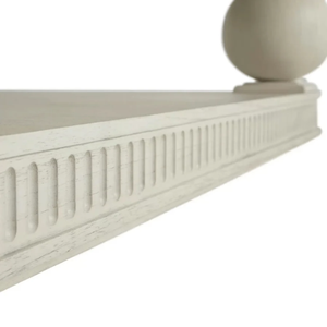 Granger Coffee <b>Table</b> <b>Square</b> coffee <b>table</b> with fluted detail in cerused oak with white carrara marble The Bronte Coffee <b>Table</b> - Product Image 4
