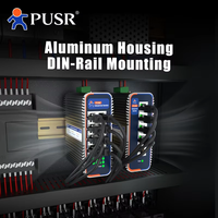 Commutateur Ethernet Gigabit 8 ports PUSR non géré, Plug & Play, montage sur rail DIN, QoS, deux ans, montage sur rail DIN USR-ISG