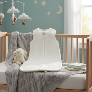 Sacco Nanna in Pile per Neonati 100% Cotone con Chiusura a Cerniera, Comodo per Neonati fino a 7,2 kg, Piccola Capacità, Tutte le Stagioni - Product Image 3