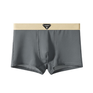 Sous-vêtements pour hommes à taille mi-haute, tendance, vente chaude, sport adulte, boxer respirant - Product Image 3