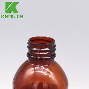 <span class=keywords><strong>60</strong></span>/100/120/150 <span class=keywords><strong>ML</strong></span> bottiglia di sciroppo di plastica per animali domestici ambra tappo a vite per fiala chimica di alta qualità imballaggio liquido all'ingrosso - Product Image 5