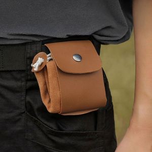 Bolsa de Lona Clásica Portátil con Estampado en Relieve para Cosecha de Hongos, Plegable para Exteriores, con Cordón y Correa de Cuero - Product Image 5