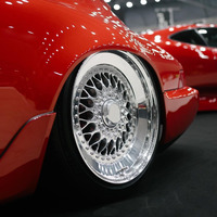 Jantes OEM standard à profil profond en maille avec verrouillage central, entièrement polies en argent, en alliage d'aluminium 6061-T6 forgé pour Porsche 911 991 992.2