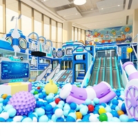 Aoleao Château gonflable commercial personnalisé sur le thème de l'espace, ensemble de jeux souples et de toboggans pour enfants, vente en gros, certifié CE TUV