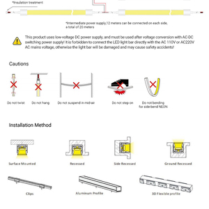 CRI90 12*12mm Flexible Silicone Neon Strip UL CE SMD2835 126leds/m 120Degree Neon <b>LED</b> Strip <b>Light</b> for Architectural Lighting - Product Image 4