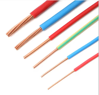 Cable Eléctrico Resistente al Fuego Directo de Fábrica, 1.5mm 2.5mm 4mm 10mm 25mm 50mm, Cables Eléctricos para Cableado Doméstico, PVC 450/750V THHN