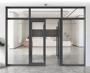 Porta a molla a pavimento, Design piatto esterno, per porte in vetro per negozi - Product Image 1