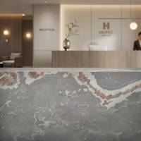 Revêtement mural décoratif extérieur en pierre naturelle, carreaux de placage en ardoise rustique d'automne, épaisseur 1-3 mm, pour salle de bain, hôtel, villa