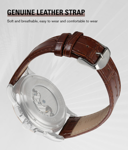 <span class=keywords><strong>Orologio</strong></span> da Polso <span class=keywords><strong>Automatico</strong></span> Forsining con Fasi Lunari, Cinturino in Vera Pelle, <span class=keywords><strong>Unisex</strong></span>, Vendita Diretta dalla Fabbrica, Solo B2B - Product Image 4