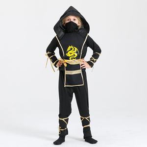 Nouveau Costume de <span class=keywords><strong>Cosplay</strong></span> Samouraï Echo Transfrontalier Euro-Américain pour Enfants, Tenue de Spectacle d'Halloween en Polyester, Kit en Stock - Product Image 4
