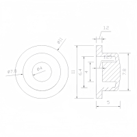 Vente en gros usine : Clé en silicone, Bouton d'alimentation, Capuchon de bouton tactile, Housse de protection en silicone ronde monocouche pour clé