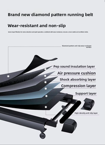 <span class=keywords><strong>Tapis</strong></span> roulant électrique pliable compact pour la remise en forme à domicile, capacité <span class=keywords><strong>de</strong></span> 150 kg, écran LCD, conception pour la <span class=keywords><strong>course</strong></span> en intérieur - Product Image 3