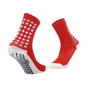 Calze da Calcio a Metà Polpaccio con Motivo a Pois, Unisex, Foderate in Spugna, in Nylon, Antiscivolo, Resistenti all'Abrasione, Ammortizzanti per Basket - Product Image 1