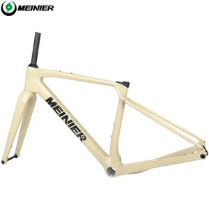 Vente directe usine Kit cadre de vélo de gravier en carbone avec freins à disque Flat Mount pour vélo de gravier 700C - Product Image 1
