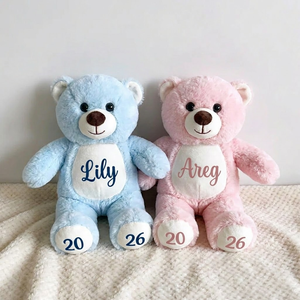 Orsacchiotti Personalizzati per Neonati, Orsetti con Logo Personalizzato per Sublimazione, Regalo di Compleanno per Bambini - Product Image 1