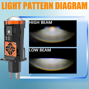 <span class=keywords><strong>Y5</strong></span> MT 100W 10000LM 9V 6000K ventilatore silenzioso IP68 impermeabile CSP 6 chip auto faro LED H4 Modle di alta qualità - Product Image 5