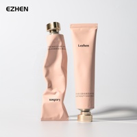 Tube cosmétique personnalisable en aluminium pur, emballage de soin de la peau, tube souple à forte barrière, tube de crème pour les mains