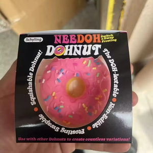 Donut Elástico de Lenta Recuperación, Juguete Antiestrés para Adultos, para Escritorio y Viajes - Product Image 1