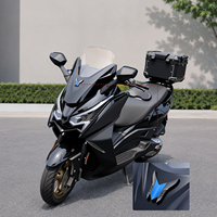 Autocollant Moto 3D Métallique Populaire en Acier Inoxydable 201, Emblème Adhésif pour Décoration de Scooter et Voiture