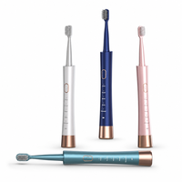 Brosse à dents ultrasonique rechargeable 31000 VPM, étanche IPX7, écran LCD, 5 modes, 45 jours d'autonomie, chargement USB, soins bucco-dentaires en voyage