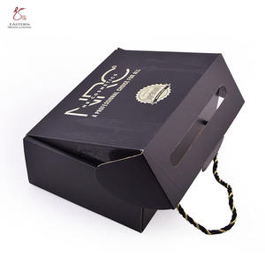 Offre Spéciale vêtements baskets mailer chaussure sac à main boîtes d'emballage noir boîte à chaussures ondulée personnalisée - Product Image 4