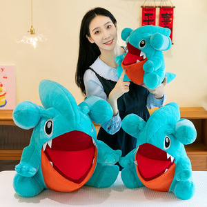 Peluche Requin Dessin Animé Best-Seller, Grande Bouche Mignonne, Cadeaux pour Enfants, Jouets en Peluche, Animaux en Peluche - Product Image 1