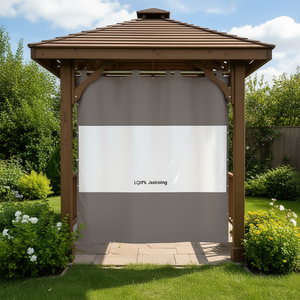 Tenda a Pannelli in PVC Trasparente Resistente da 18 Oz, Impermeabile, per Privacy in Gazebo e Pergole - Product Image 2