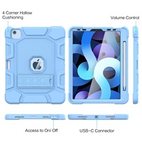 Azzsy Kids Case Housse de protection robuste et antichoc pour iPad Air 5e/4e génération 10.9 pouces 2022/2020