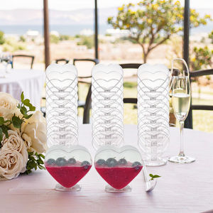 Taza desechable de plástico transparente PS de 90ml con cuchara, juego de tenedores para Mousse, helado, pastel, postres para leche, jugo, <span class=keywords><strong>Tequila</strong></span> - Product Image 4