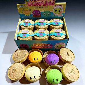Wholesale Custom Food Shaped Bun <b>Squishy</b> Squeeze Toys with Logo Printing for Promotional Party Favors - Product Image 4