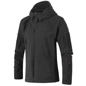 Felpa con Cappuccio Tattica da Uomo Personalizzabile, Lavaggio Acido, Ricamo, Cappotto Softshell Caldo per Escursionismo, Campeggio, Caccia - Product Image 2