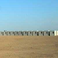 PTH UAE Unité Sanitaire Modulaire Préfabriquée Détachable Contemporaine en Acier Inoxydable pour Toilettes Publiques Conteneurisées