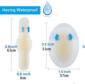 Pansements Hydrocolloïdes Populaires Invisibles pour Ampoules, Protecteurs Imperméables pour Talons, Soin des Pieds, Autocollants pour Semelles - Product Image 3