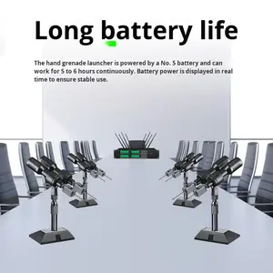 Transmisor Inalámbrico ISR TXR202, Sistema de Micrófono Inalámbrico de Largo Alcance, de Uno a Dos, Cuatro Ocho Canales, Cableado a Inalámbrico, para KTV/Actuaciones - Product Image 3