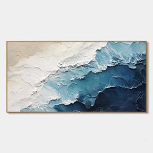 Pintura Abstracta de Lujo Personalizada al por Mayor, Arte de Pared Acrílico Hecho a Mano, Decoración del Hogar, Lienzo Enmarcado, Pintura al Óleo Texturizada en 3D - Product Image 6