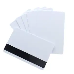 Có thể in trống thẻ PVC với hico/Loco dải từ 300/2750/4000 OE Đen sọc vàng thẻ nhựa