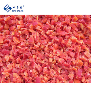 BRC A IQF Tiras de pimiento rojo Fabricante Exportador Precio al por mayor Pimiento rojo congelado de Sinocharm para pizza con código de la UE - Product Image 4