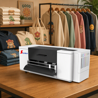 Machine d'impression DTF de bureau avec contrôle par téléphone portable, fonctionnement sans PC pour l'impression de sacs fourre-tout et de souvenirs