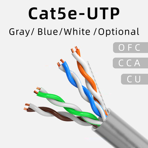 <span class=keywords><strong>Cable</strong></span> Ethernet LAN UTP CAT5e <span class=keywords><strong>de</strong></span> Cobre CCA para Interiores, Par Trenzado RJ45 POE, Venta al por Mayor <span class=keywords><strong>de</strong></span> Fábrica LinkYZ HSYV-5 - Product Image 3