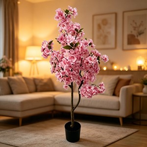 Artificial <b>Plant</b> Sakura Tree Home Indoor Decoration - Product Image 4