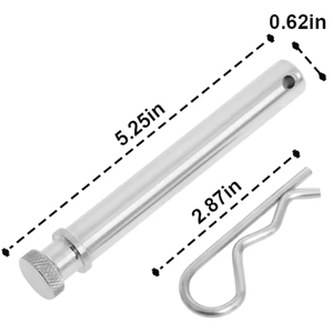 Broche et clip d'attelage AMBITION TS35010 pour attelages récepteurs <span class=keywords><strong>BW</strong></span> de 2 et 2,5 pouces – Broches de remplacement pour remorquage et rangement - Product Image 5
