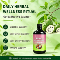 Complément Herbal Liquide Amères de Baies Mixtes et de Corossol, Teinture Végétale à Base de Fruits pour le Bien-être Quotidien